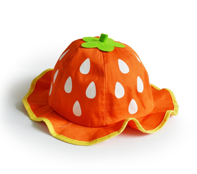 UltraKey Bucket Hat, Fashion Baby Kids Boys Girls Strawberry Cap Toddler Spring Bucket Hat Sun Cap - Image 1
